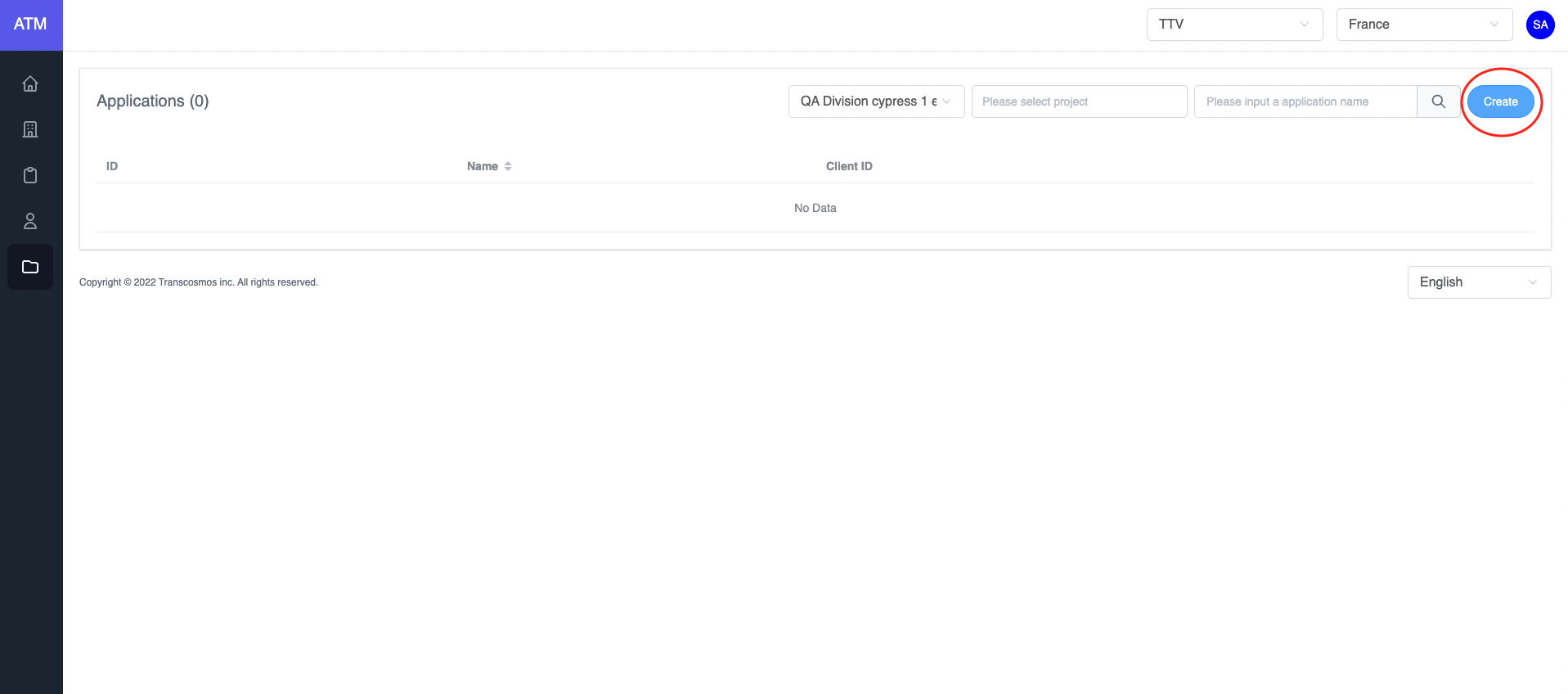 The create application!