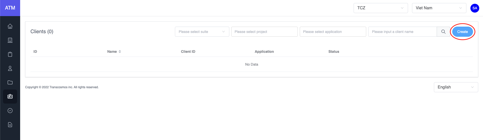The create client!