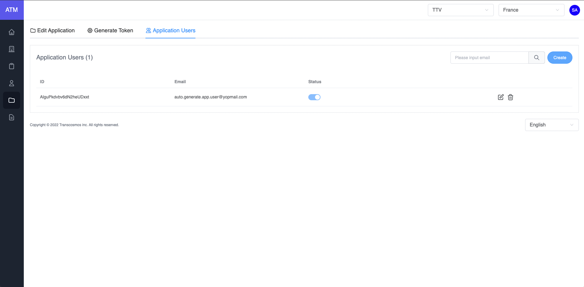 The delte application!