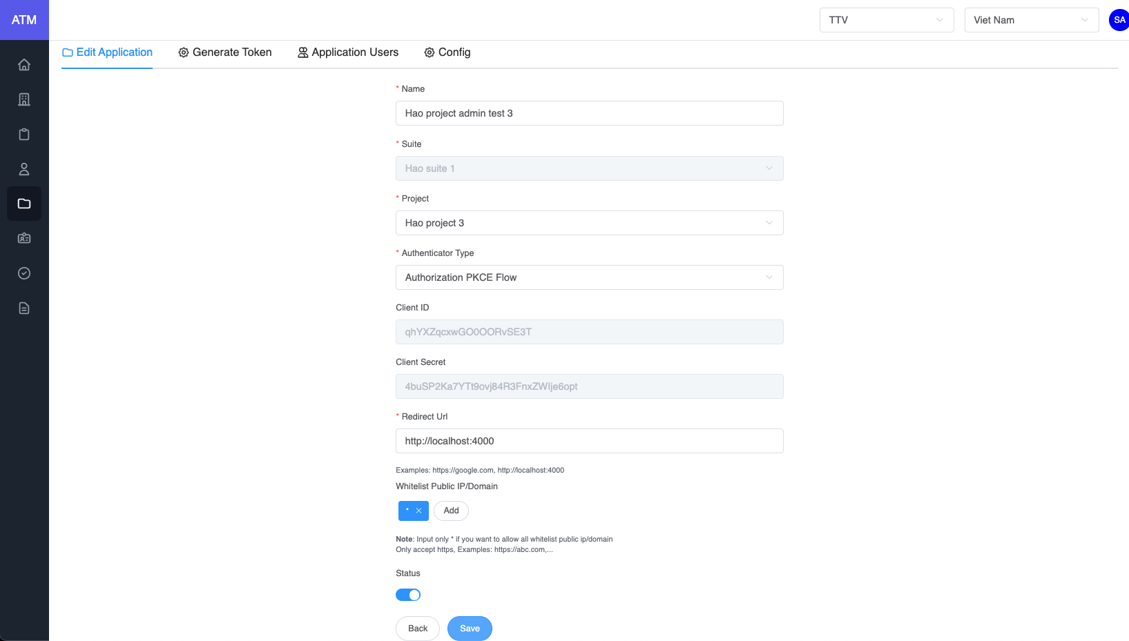 The edit application!