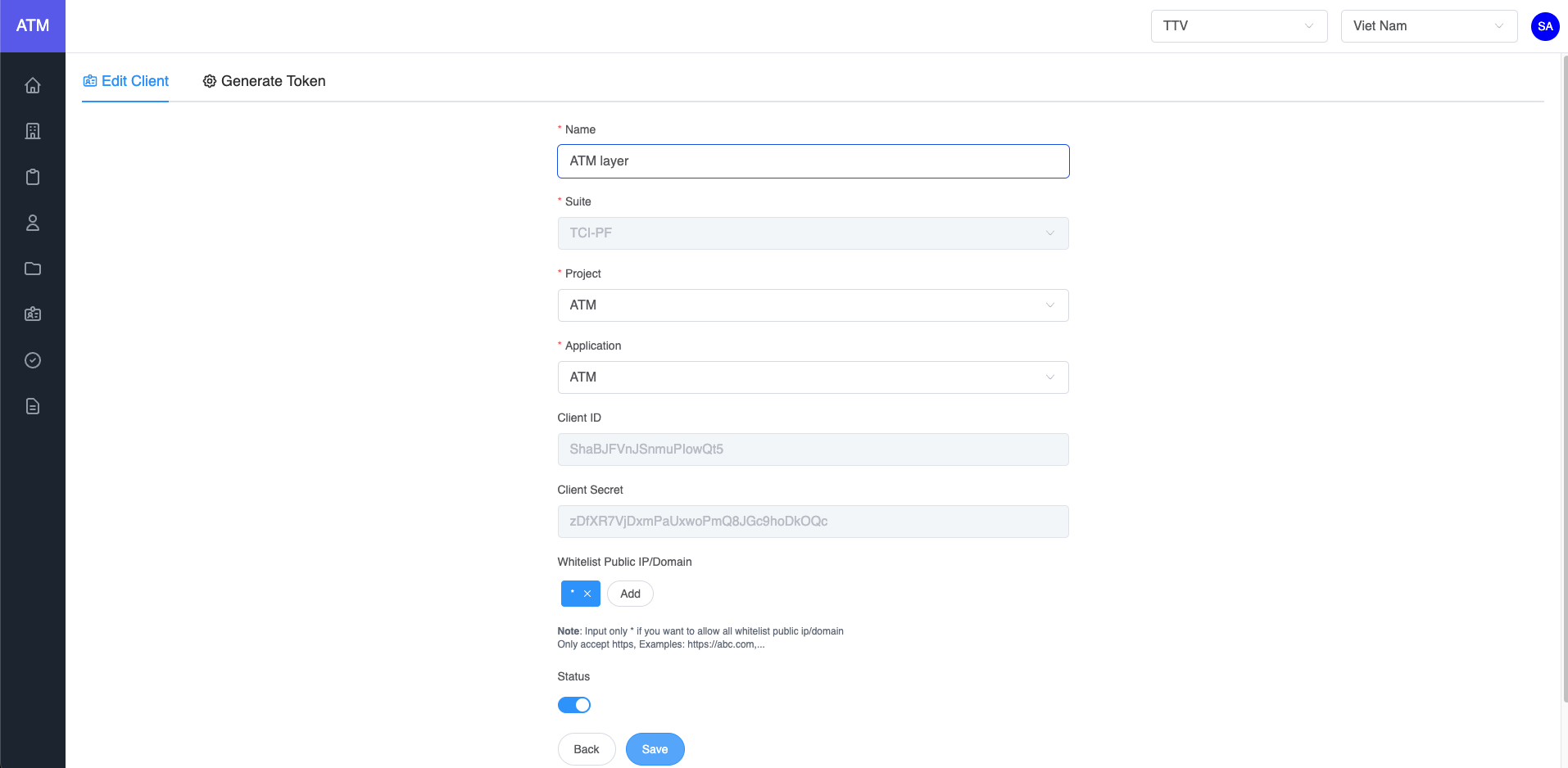 The edit client!