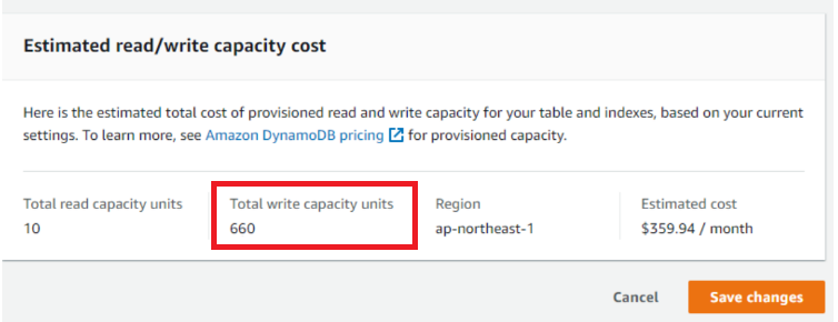 Estimate capacity!