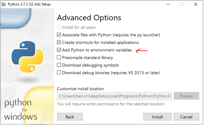 Install Python!