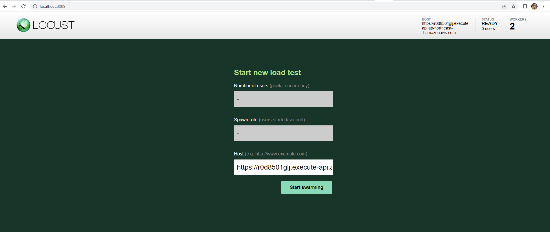Locust Client 1!