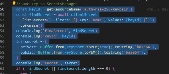 Save key!